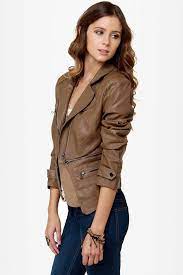 Natalie Portman Leather Jackets In Usa Uk Canada Germany France Australia Russia Brown Vegan Leather Jacket Leather Jacket Vegan Leather Jacket