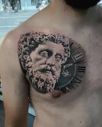 Marcus Aurelius by @jac_alonso. Citas 👉951 70 69 59 o 3wtattoo@gmail.com,  #jac_alonso #3wtattoo #tattoo #tattoos #tatuajes #tatooartist #tattooart  #ink #art #realistictattoo #realismo #portrait ...