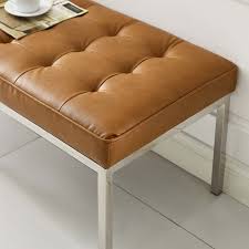 Place the two 1×8 you will need a long tufting needle and waxed twine. Loft Tufted Large Upholstered Faux Leather Bench Contemporary Modern Furniture Modway