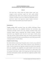 Pertama, harga transfer menentukan biaya dan pendapatan antar divisi transaksi, yang mempengaruhi evaluasi kinerja divisi. Http Www Dpr Go Id Doksetjen Dokumen Apbn Potensi Penerimaan Pajak Dengan Minimalisir Praktek Transfer Pricing20140821142540 Pdf