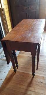Saleantique Early 1800s Solid Cherrry Drop Leaf Table Etsy Drop Leaf Table Antique Drop Leaf Table Antique Dining Tables