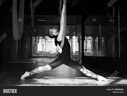 We stock a variety of vivid colors to enlighten. Young Girl Do Fly Yoga Image Photo Free Trial Bigstock
