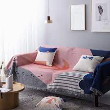 Modern Colorful Abstract Tapestry Sofa Throw Soft Knitted Sofa Blanket Chair Cover House Boutique Sofa Throw Blanket Sofa Throw Sofa Covers