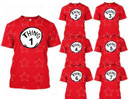 Thing one and thing two shirts. Dr Seuss Thing 1 Thing 2 Printable Iron On Image Download Thing 1 Thing 2 Thing 1 Dr Seuss T Shirts