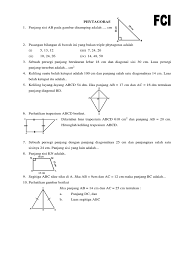 29 cm dan 420 cm 2. Fci Phytagoras Pdf
