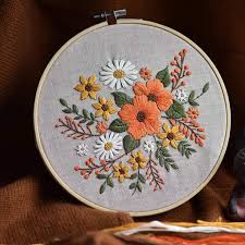 Maybe you would like to learn more about one of these? Full Range Of Embroidery Starter Kit With Pattern Kissbuty Stamped Embroidery Kit Including Embroidery Cloth With Pattern Bamboo Embroidery Hoop Color Threads Needle Kit Flowers Shopee Mexico