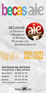 The word becas is the present form of becar in the second person singular. Aie Sociedad De Artistas Interpretes O Ejecutantes De Espana Becasaie Grants