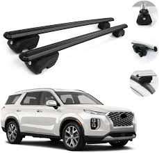 Contact hyundai accessory store and ask which hyundai genuine accessories are available for your specific model and year. Omac Automotive Exterior Accessories Roof Rack Crossbars Aluminum Black Roof Top Cargo Racks Luggage Ski Kayak Bike Carriers Set 2 Pcs Fits Hyundai Palisade 2020 2021 Walmart Com Walmart Com