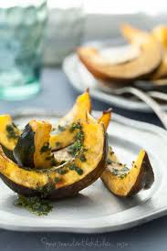 Roasted Acorn Squash With Chermoula Sauce Recipe Recipes Food Chermoula Sauce