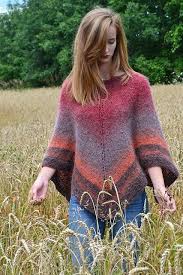 Two piece knitted poncho pattern. 10 Modern Poncho Knitting Patterns Blog Nobleknits