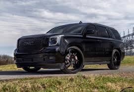 Yukon Denali All Black Everything Rose Gold Brakes Denali Truck Chevrolet Tahoe Pretty Cars