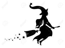 1024x942 silhouette of a witch on a broom cartoon clipart. Black Silhouette Of A Witch Flying On A Broomstick Silhouette Royalty Free Cliparts Vectors And Stock Illustration Image 84287254