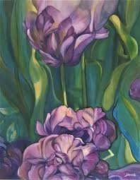tulip 2019 floral painting painting art