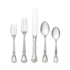 Important sterling flatware manufacturers include alvin, reed and barton, wallace, lunt, towle, international, unger bros., shiebler, watson, and many others. Gorham Chantilly Sterling 5 Piece Place Setting Berings