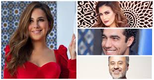 هؤلاء أبطال حكاية أمر شخصى من مسلسل إلا أنا أمام شيرى عادل اليوم السابع فن