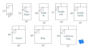 Bed Size Chart Zappyshow Com