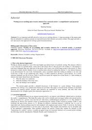 An apa abstract is a comprehensive summary of your paper in which you briefly address the research problem, hypotheses, methods, results, and implications of your research. Apa Abstract Keywords Example