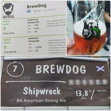 Scottishbeer Ship Wreck Ot Brewdog Abv 13 8 Ibu 60 Zhestkij Krepkij I Prosto Otlichnyj Strong Ale Chuvstvuetsya Kopchennost Bochki Iz Pod Visk Ale Ipa Grapefruit