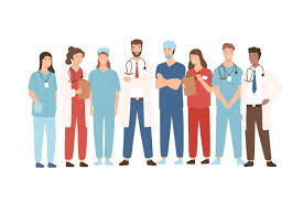 Hospital Team Nurse Cartoon Cartoon Styles Medical