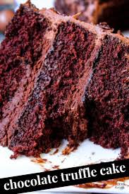Chocolate Truffle Cake Recipe Chocolate Truffle Cake Savoury Cake Chocolate Recipes