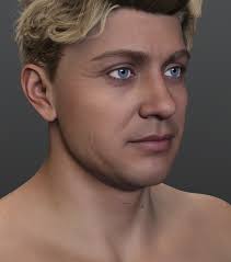 Searching for so-called Baby Face Adult Male Face Character