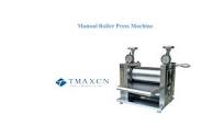 Manual Roller Press Machine