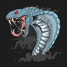 King Cobra Head Detail Eps Vector Cobra Art Snake Illustration Snake Art