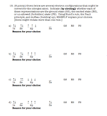 Check spelling or type a new query. Given Below Are Several Electron Configurations That Chegg Com