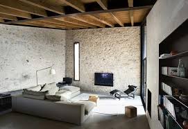 Modern restaurant with rustic decorative elements. Rustic Modern Interior