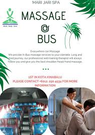 I've been to a range of spa and massages across asia and the treatment from marry and connie was easily the best and. Mari Jari Spa The 1st Massage On The Go Bus In Kota Facebook