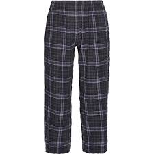 Black And White Plaid Pajama Pants Pin On My Polyvore Finds