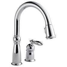 single handle pull down kitchen faucet