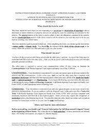 How much are florida divorce attorney fees? Answer To Petition For Dissolution Of Marriage Florida Free Download