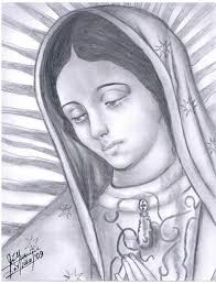 Drawing In General Virgen De Guadalupe By Las Manos Magicas Chicano Drawings Drawings Line Art Drawings