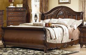 4 Piece Victorian Renaissance Cherry King Sleigh Bed Bedroom Set Sleigh Bedroom Set Bedroom Furniture Sets Bedroom Set