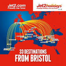 The airline now offers flights from 4 more airports in the north and midlands: Jet2 Com To Launch Bristol Base Next Spring News Breaking Travel News