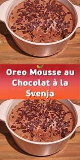 Oreo Mousse Au Chocolat A La Svenja Rezepte Kostliche Desserts Dessert Weihnachten Bratapfel