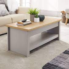 Made a coffee table with sliding top diy plans create your own you wooden tables and burner kit by schulte design storage compartment 3 steps pictures instructables designs hollywood regency brass. Lancaster Sliding Top Coffee Table Grey Oak 1 Shelf Buy Online At Qd Stores
