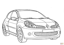 coloriage renault clio sport coloriages a imprimer gratuits bonjour kitty mignon