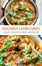 Peel and crush the garlic, and add it to the onion. Coconut Lamb Curry Paleo Whole30 Irena Macri Food Fit For Life