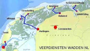 Met de belangrijkste scheepsroutes tussen amsterdam en hamburg. Wadgidsenweb 2 1 Veerdiensten Wadden Nl Brd En Dk