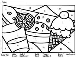 You know all advantages of coloring pages. Free Summer Color By Number Coloring Page Summer Coloring Pages Coloring Pages Summer Colors