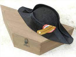 1871 1940 French Navy Officer Bicorn Cocked Hat Navy Officer Hats French