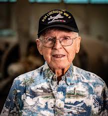 WW II B-24 FL I GH T ENG I NEER J OHN G L E ESON AT 101!