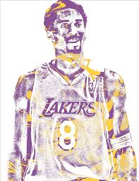 Kobe bryant poster lakers large photo wall art print (24x36). Kobe Bryant Los Angeles Lakers Pixel Art 28 Mixed Media By Joe Hamilton