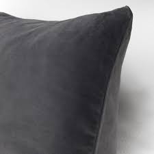 Sanela Kissenbezug Dunkelgrau Hier Kaufen Ikea Osterreich Cushion Cover Cushions Grey Cushions