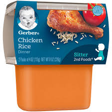 Gerber 2nd Foods Chicken Rice Dinner 2 Pk Shop Food Formula At H E B