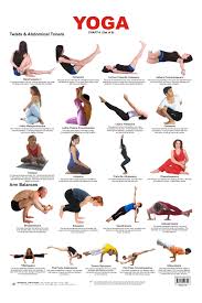 Yoga Chart 4 Twists Abdominal Toners 978 81 8451 639 5 Rs 100 Kinderkraftz School Furniture India Play Equipment Yoga Chart Basic Yoga Yoga Help