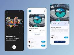 Nft Marketplace Concept By Gowtham Sidharth For Hie Hq On Dribbble In 2021 Mobile App Inspiration Mobile App App