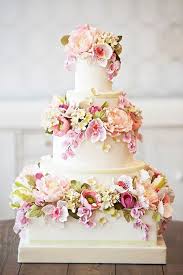 45 Simple Elegant Chic Wedding Cakes Wedding Forward Spring Wedding Cake Wedding Cakes With Flowers Wedding Cake Decorations